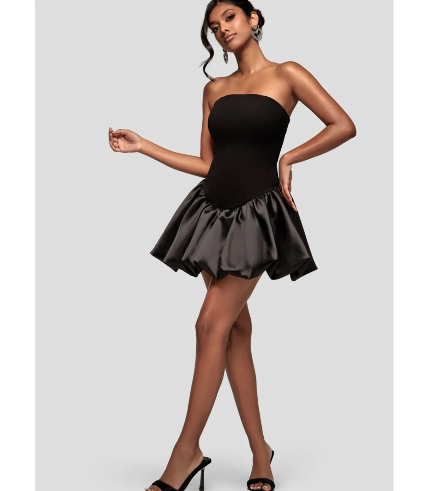 Clearance Mini-jurk “Corset Boobtube Babydoll Mini Dress” DAMES Jurken