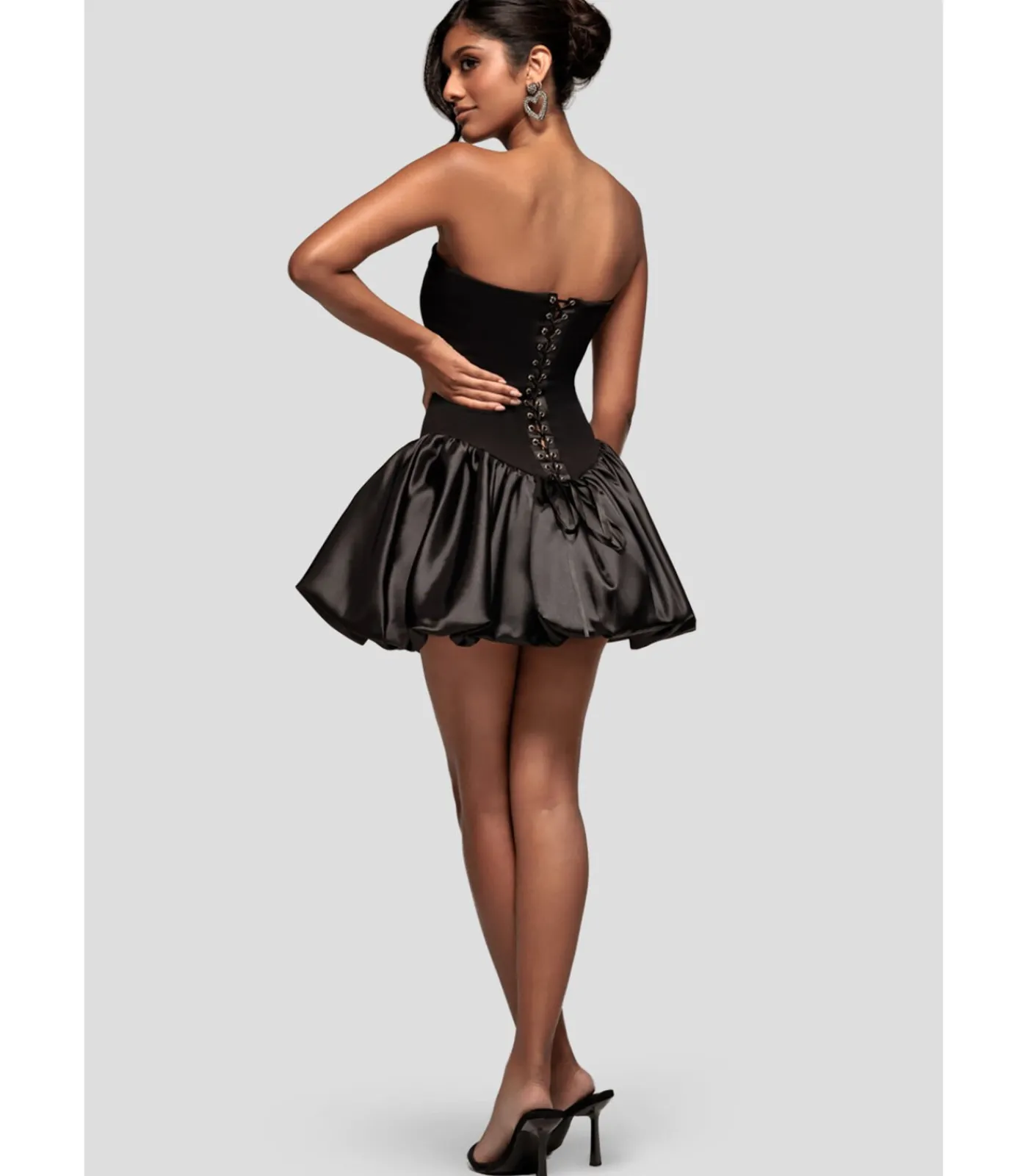 Clearance Mini-jurk “Corset Boobtube Babydoll Mini Dress” DAMES Jurken