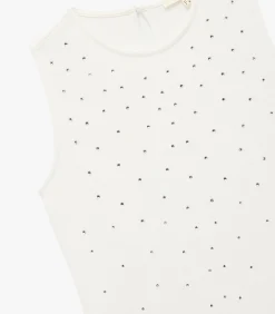 DAMES Koton Mini-jurk Mouwloos Strass