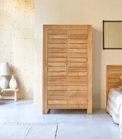 Tikamoon Minimalys - Hangkast van massief teakhout