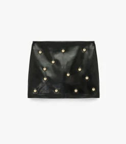 New Mini-rok Kunstleer Studs DAMES Rokken