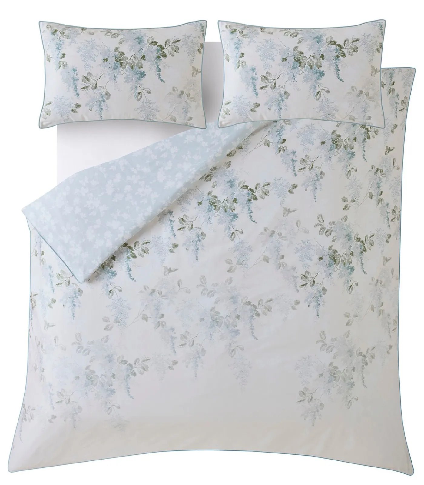 Laura Ashley Mirabelle Pale Seaspray Dekbedovertrek