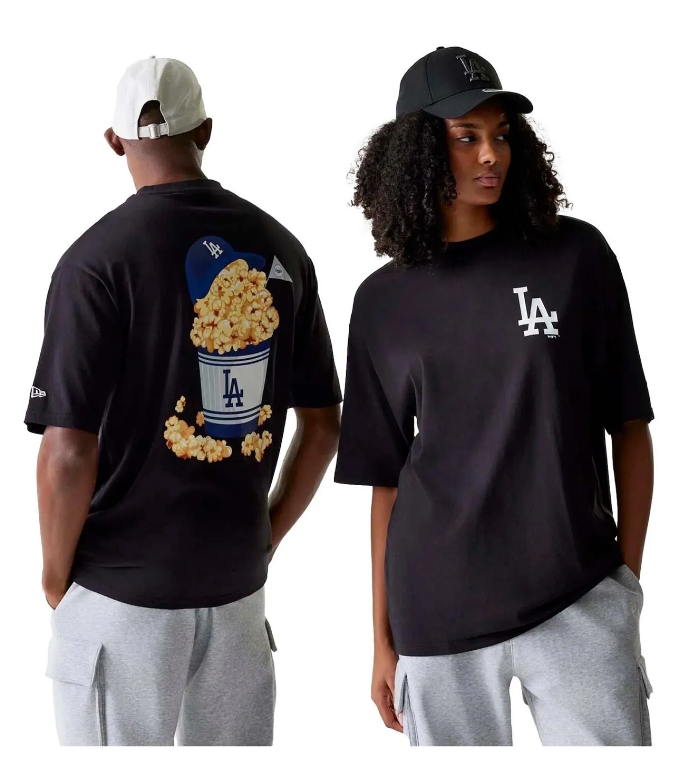 Best Mlb Food Grphc Os Tee Losdod Blk Heren T-Shirts & Polo's