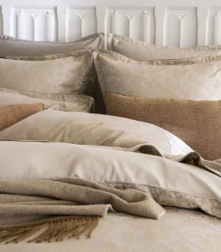 Online Mémoire - Effen kussensloop in katoenen jacquard Kussenslopen