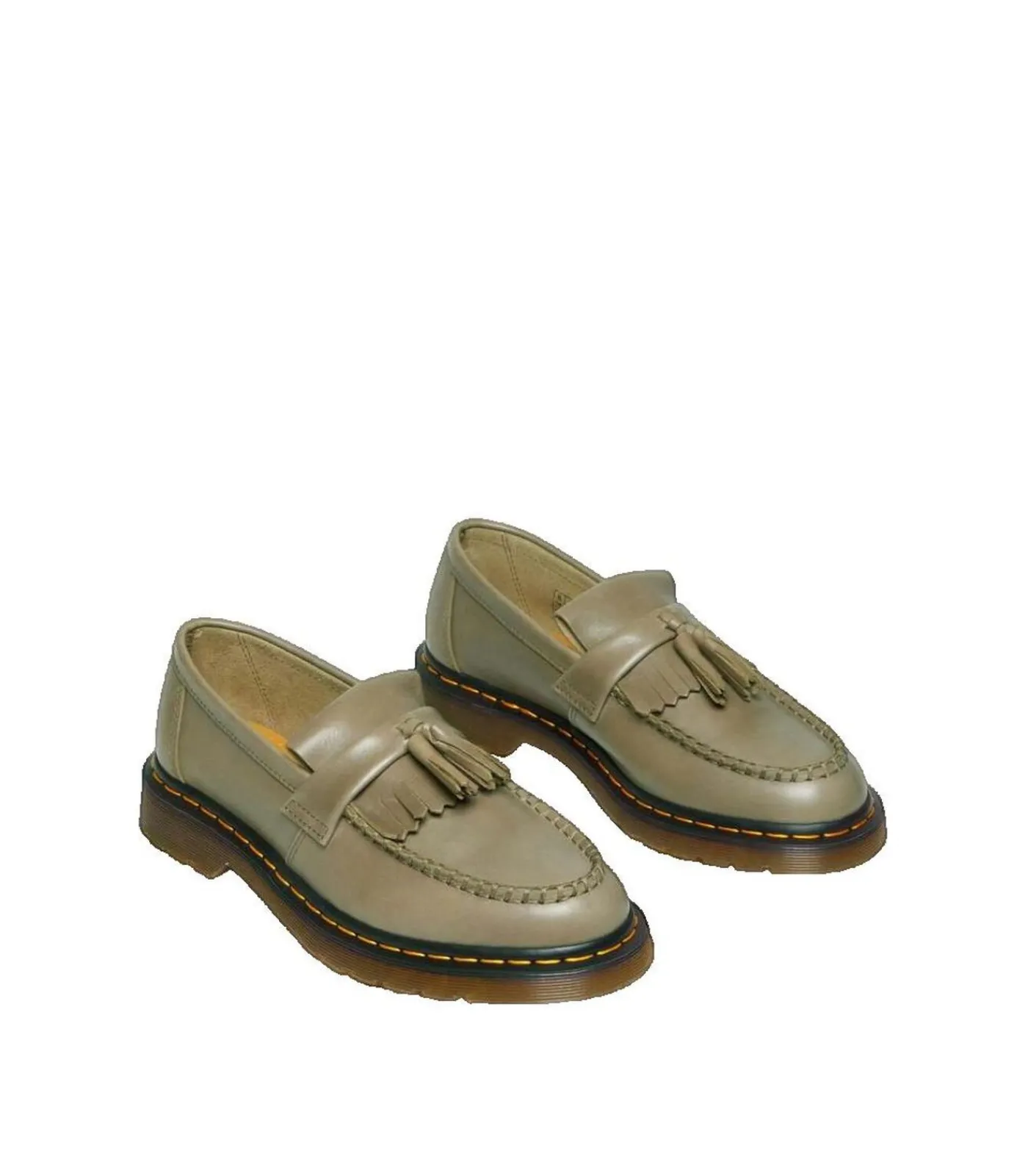 Outlet Mocassins Dr. Martens Adrian groene leren Heren Schoenen