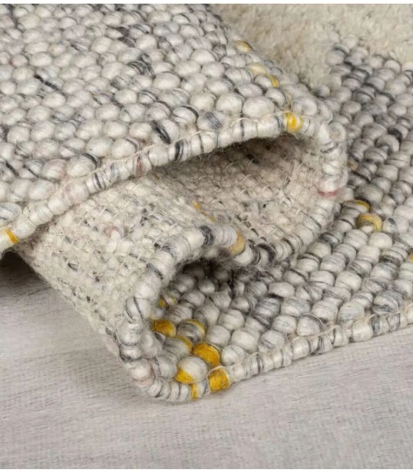 Novatrend Modern handgemaakt wollen tapijt BRINK