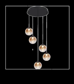 Atmooz Monza 5 - Hanglamp - Zwart