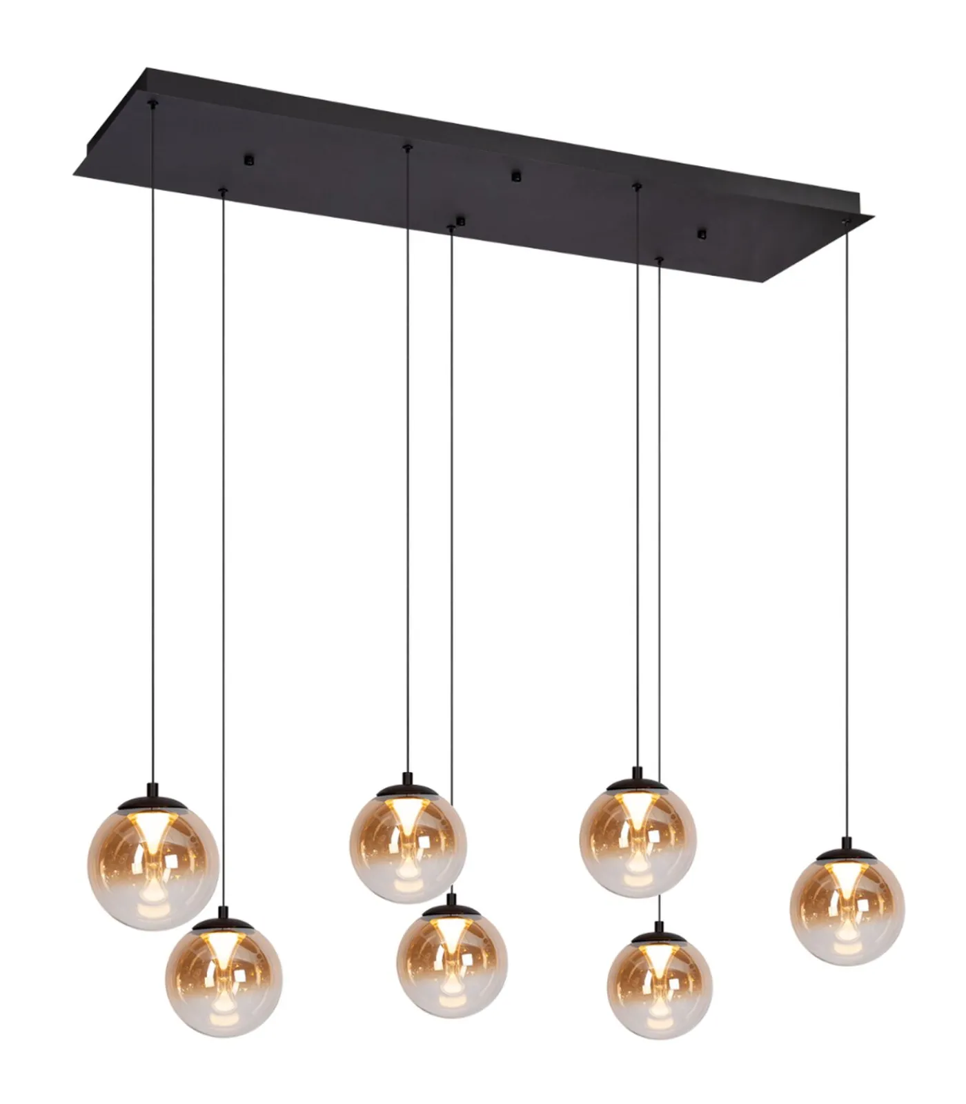 Best Monza 7 - Hanglamp - Zwart Hanglampen