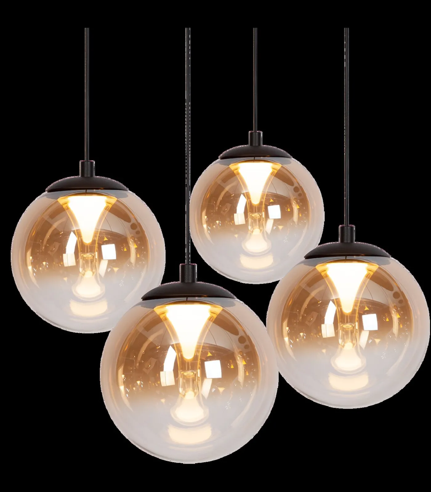 Best Monza 7 - Hanglamp - Zwart Hanglampen