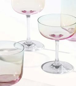 Sale Mousserende wijn/chamapgneschaal,Set2dlg Like Pearl Glazen & Karaffen