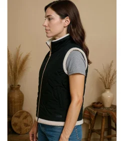 DAMES J&JOY Mouwloos damesjack met fleece binnenkant