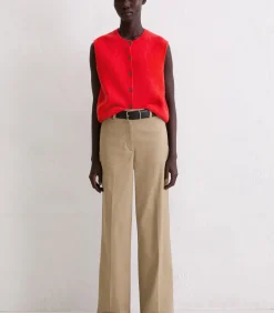 DAMES Marc O'Polo Mouwloos gebreid gilet slim