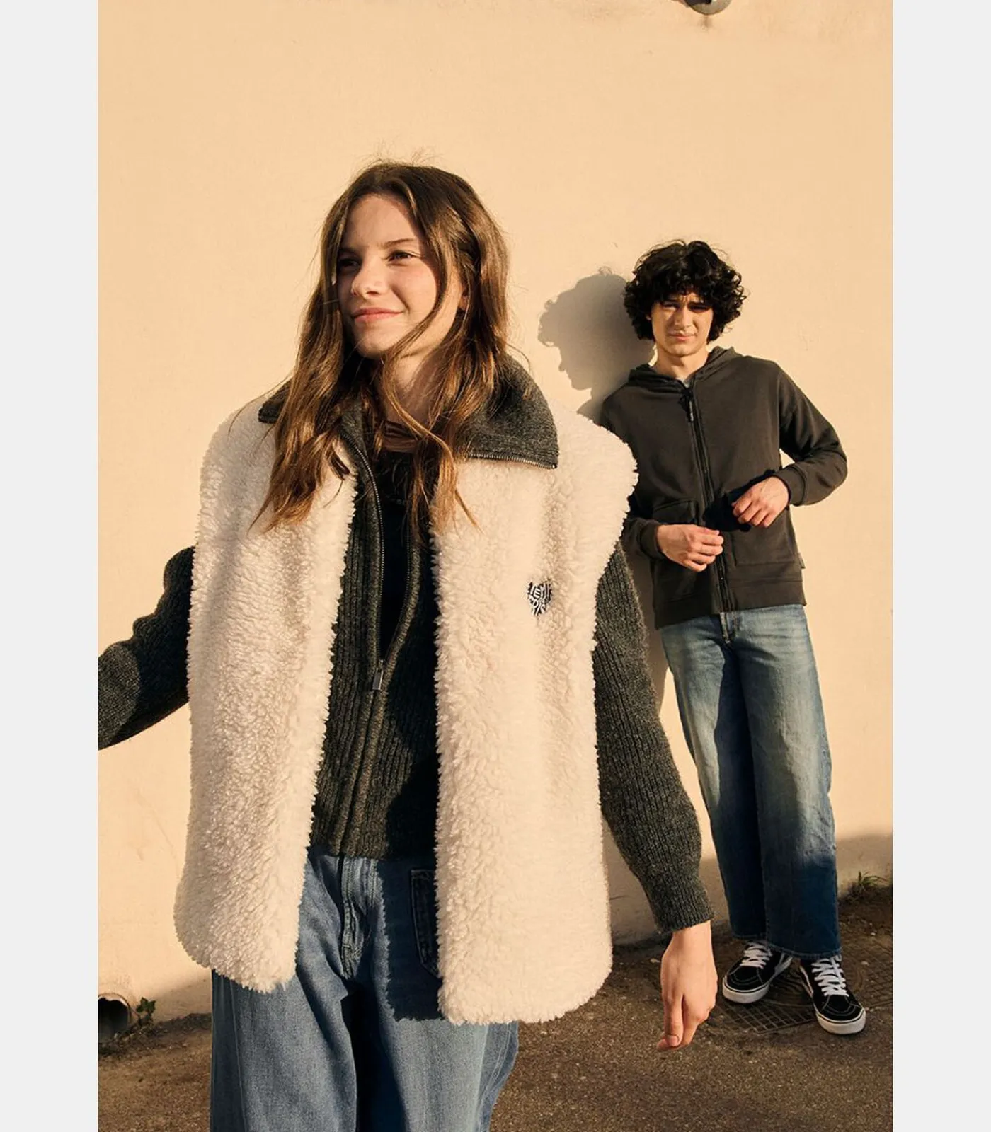 New Mouwloos jack OKAGI Kinderen Jassen