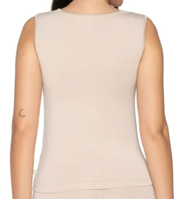 DAMES LUNA Mouwloos topje Micro Touch