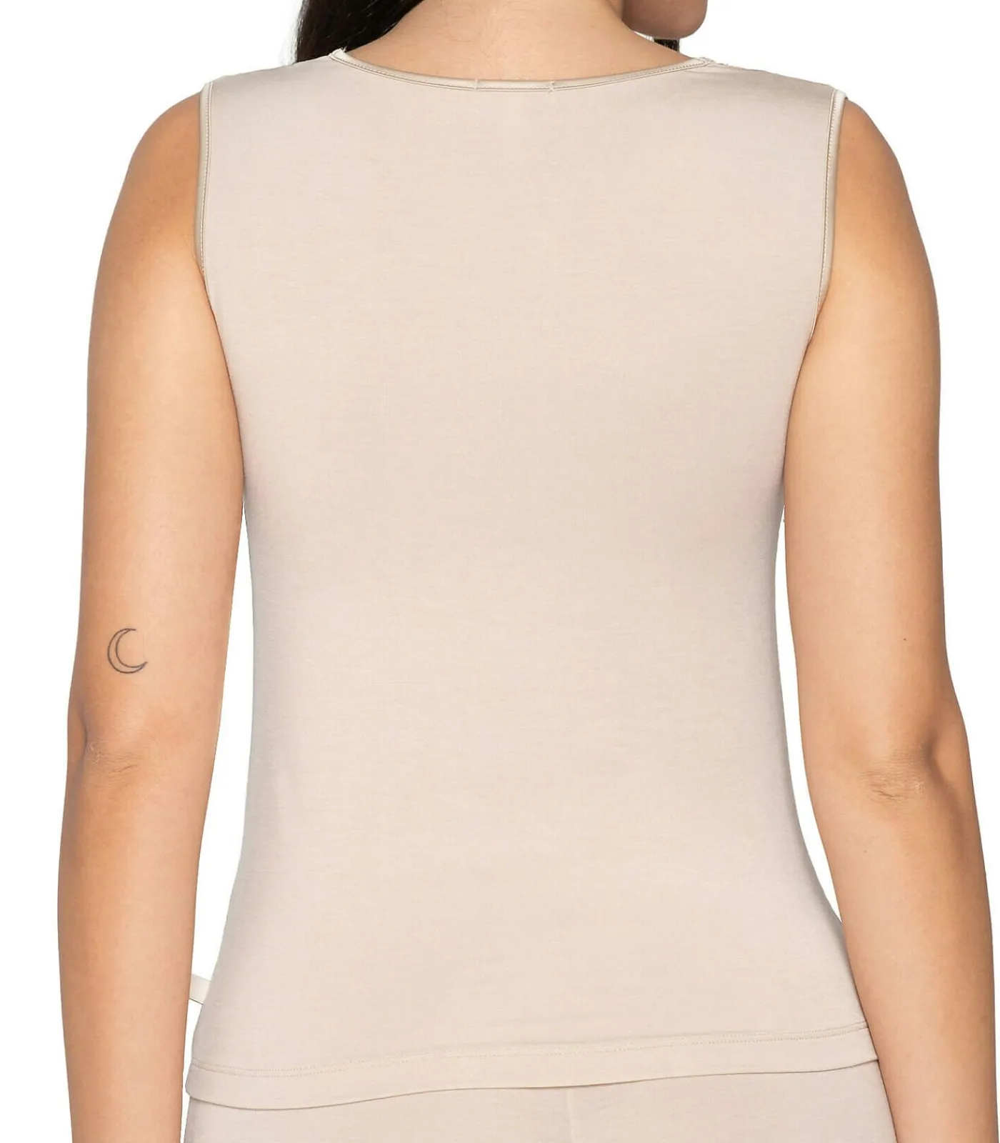 DAMES LUNA Mouwloos topje Micro Touch