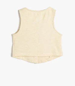 Kinderen Koton Mouwloos Vierkante kraag Blouse