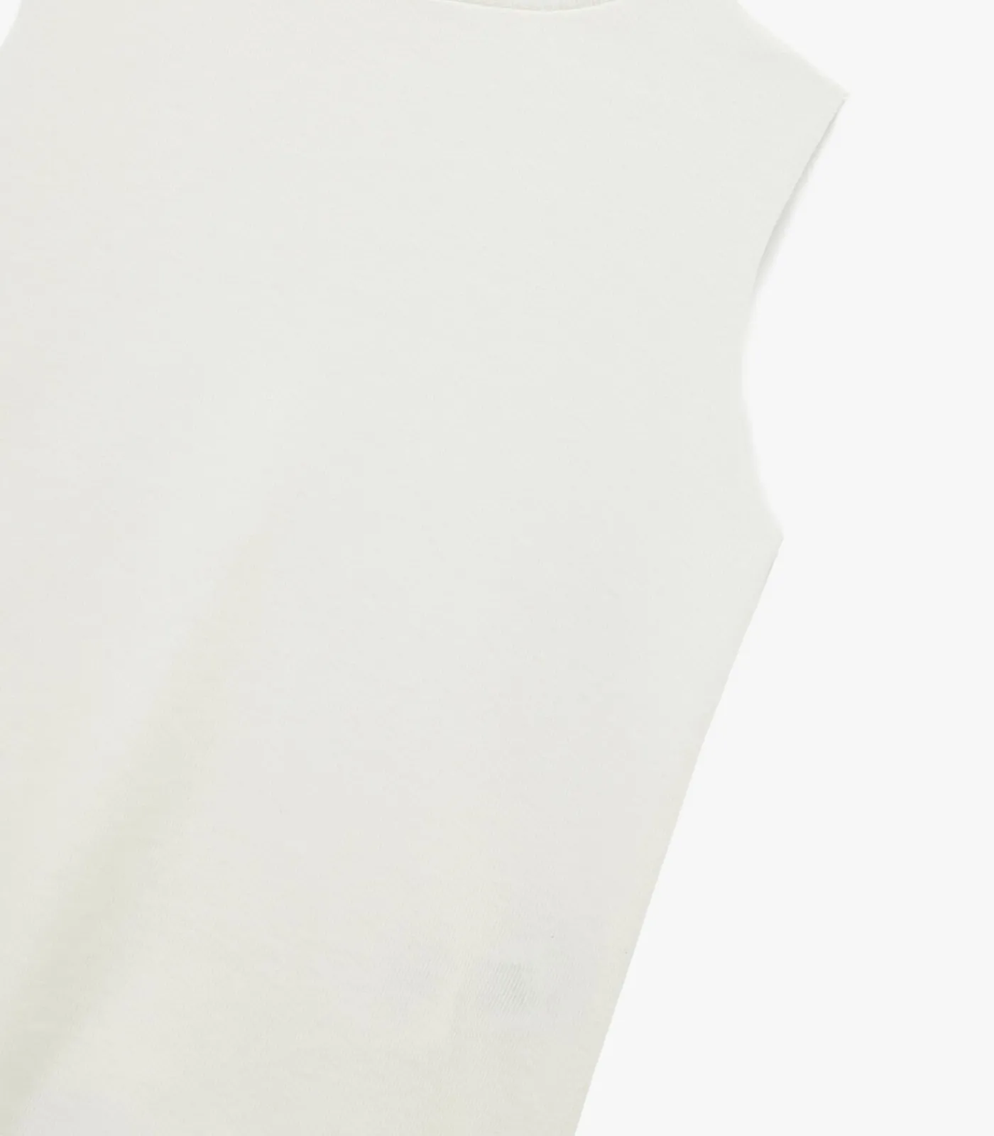 DAMES Koton Mouwloze Top Coltrui Ecru