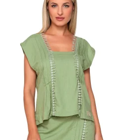 Outlet Mouwloze top SAGE DAMES T-Shirts & Tops