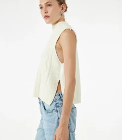 Clearance Mouwloze Trui Dik Yaka DAMES Sportkledij