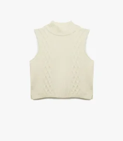 Clearance Mouwloze Trui Dik Yaka DAMES Sportkledij