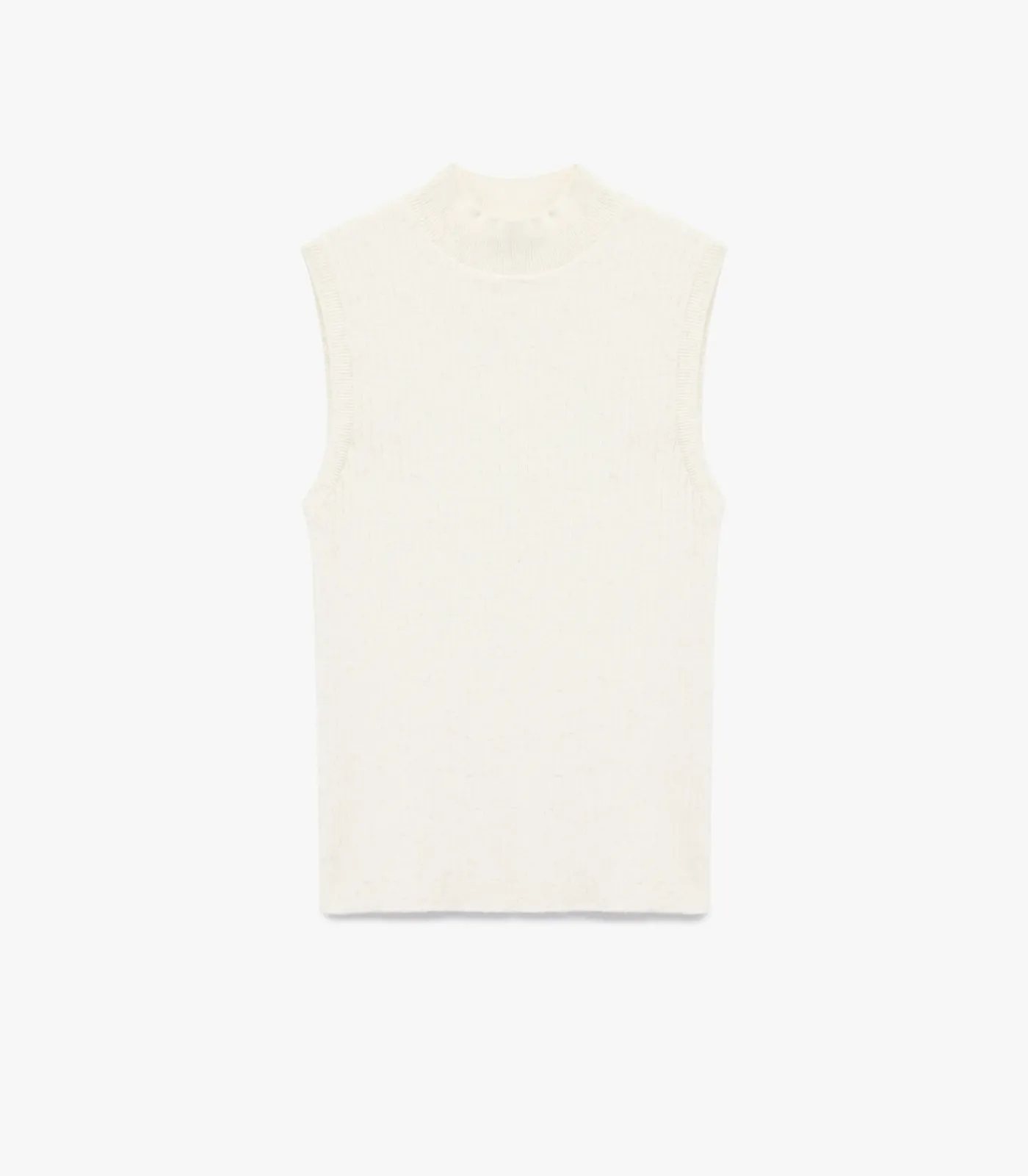 Clearance Mouwloze Trui Met Schittering En Hoge Kraag DAMES T-Shirts & Tops