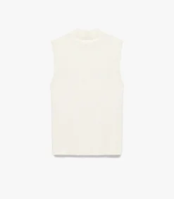 Clearance Mouwloze Trui Met Schittering En Hoge Kraag DAMES T-Shirts & Tops