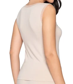 Best Mouwloze V-hals top Cotton Touch DAMES Onderhemden