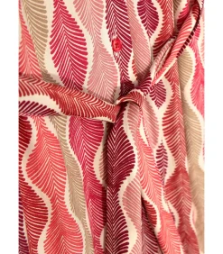 DAMES J&JOY jumpsuit met korte mouwen, bloemenprint en strik aan de taille