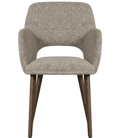 Murat Eetkamerstoelen Houten Bruine Poot - Naturel - Set van 6 Stoelen