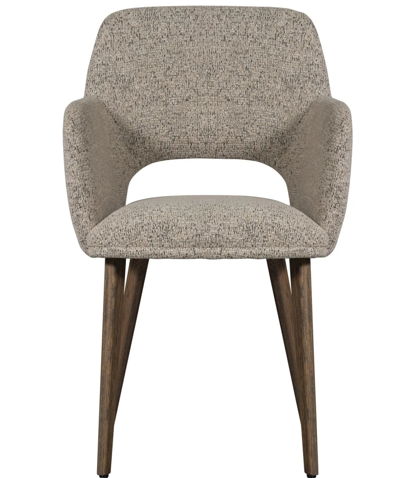 Murat Eetkamerstoelen Houten Bruine Poot - Naturel - Set van 6 Stoelen