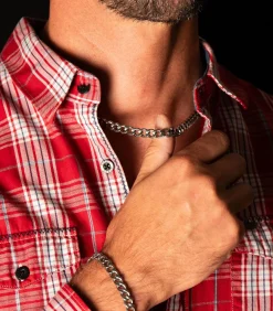 New My Chains Ketting Zilver JUMN01333JWSTT-U Heren Kettingen