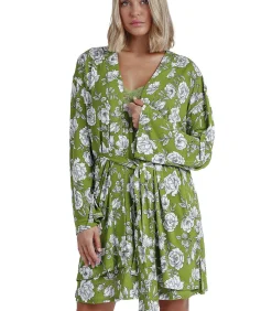 DAMES ADMAS Navy Flowers negligé