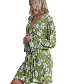 DAMES ADMAS Navy Flowers negligé