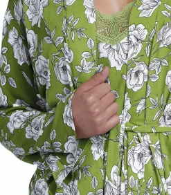 DAMES ADMAS Navy Flowers negligé