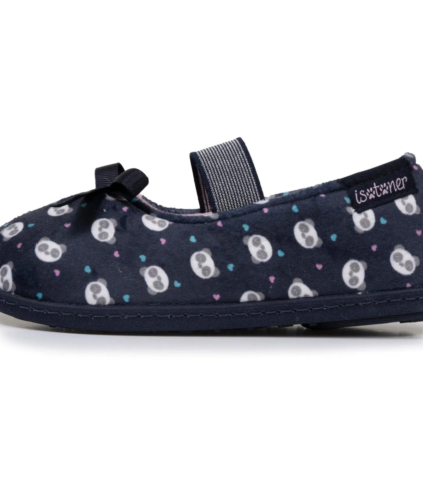 Kinderen ISOTONER Navy panda pantoffels voor kinderen
