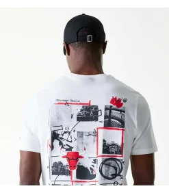 Hot Nba Photogrphc Print Reg Tee Chibul Whi Heren T-Shirts & Polo's