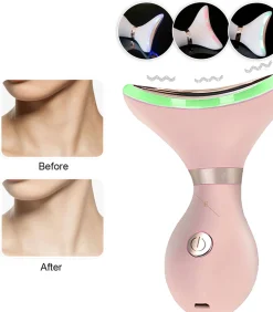 New Neck & Jawline Definer LED anti-aging systeem - (roze kleur) Gezichtsverzorgings Accessoires