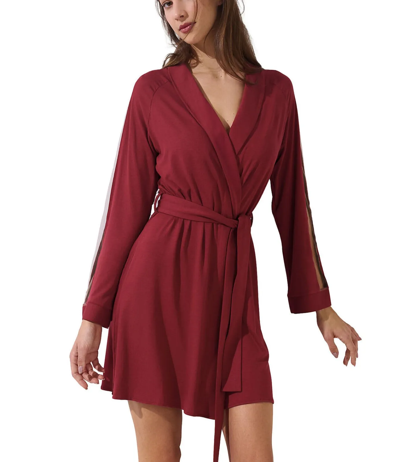 Online Negligé met lange mouwen Gloriosa DAMES Badjassen