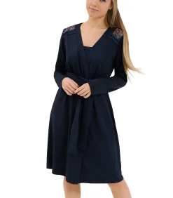 Outlet Negligé met lange mouwen Mirabelle DAMES Badjassen