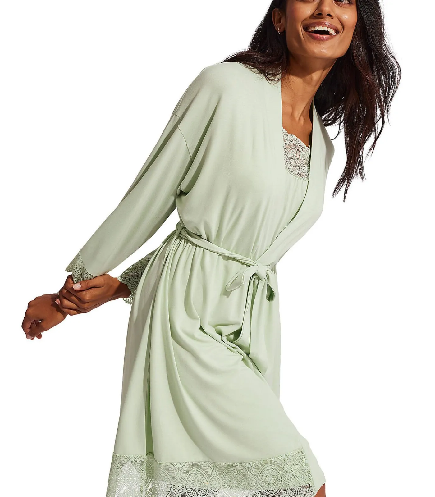 Discount Negligé van kant Matilda DAMES Badjassen