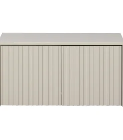 WOOOD New Gravure Kistbank - Grenen - Dust - 40x88x50