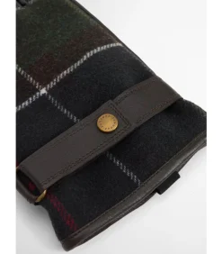 Heren Barbour Newbrough tartan gloves - classic
