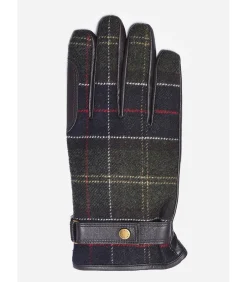 Heren Barbour Newbrough tartan gloves - classic