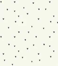 Next - Vliesbehang - Ditsy Heart Black & White - 1000x52
