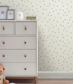 Next - Vliesbehang - Ditsy Heart Black & White - 1000x52