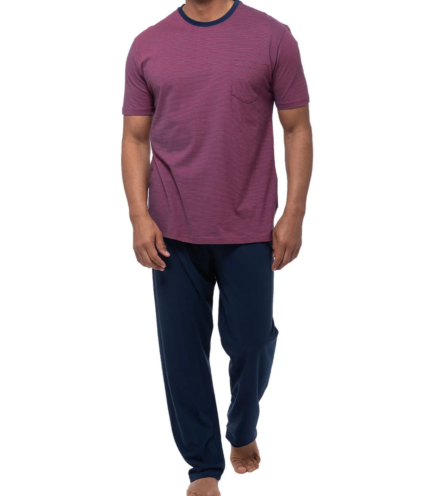 Heren Ammann Night & Home Cotton - pyjama