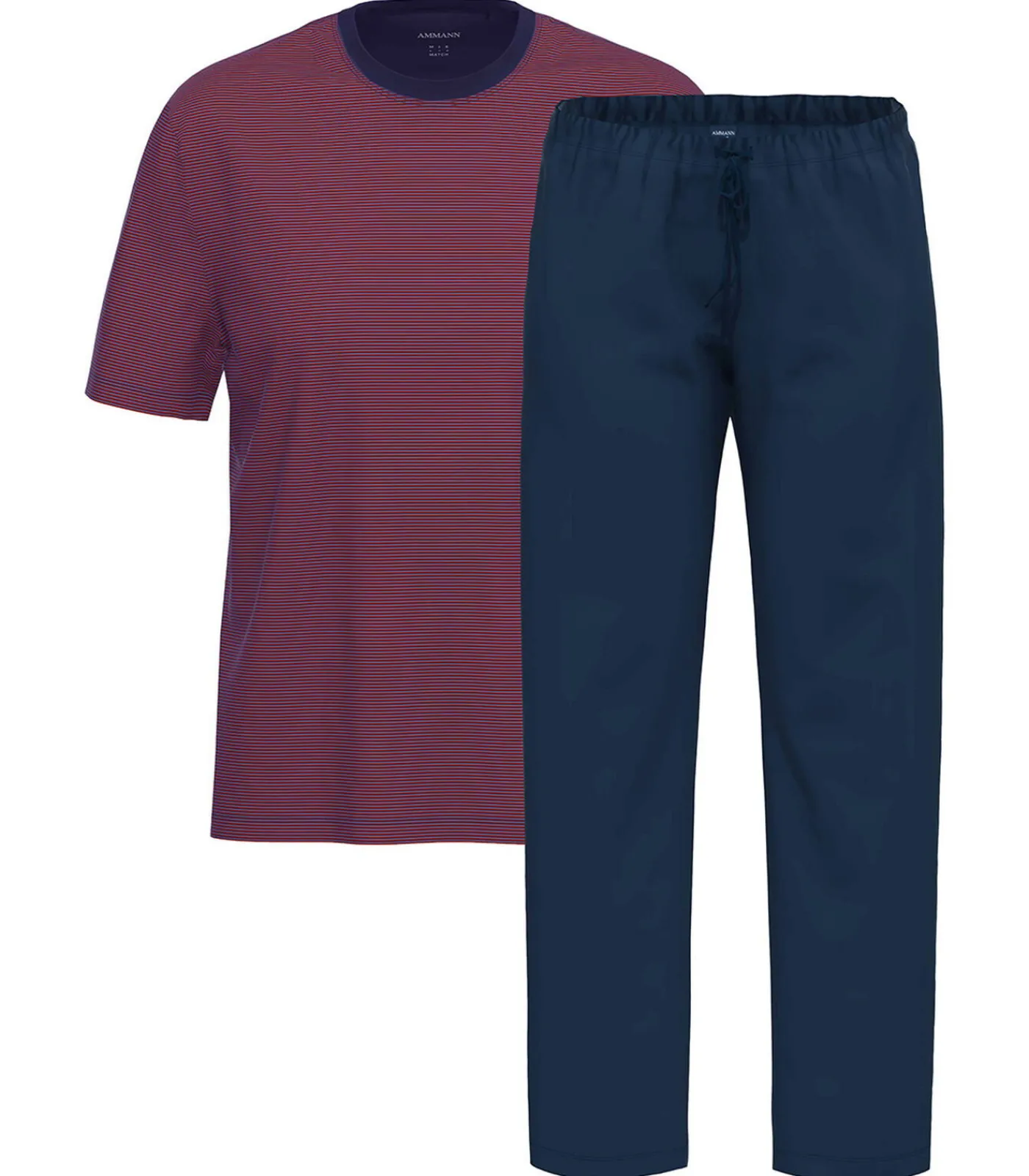 Heren Ammann Night & Home Cotton - pyjama