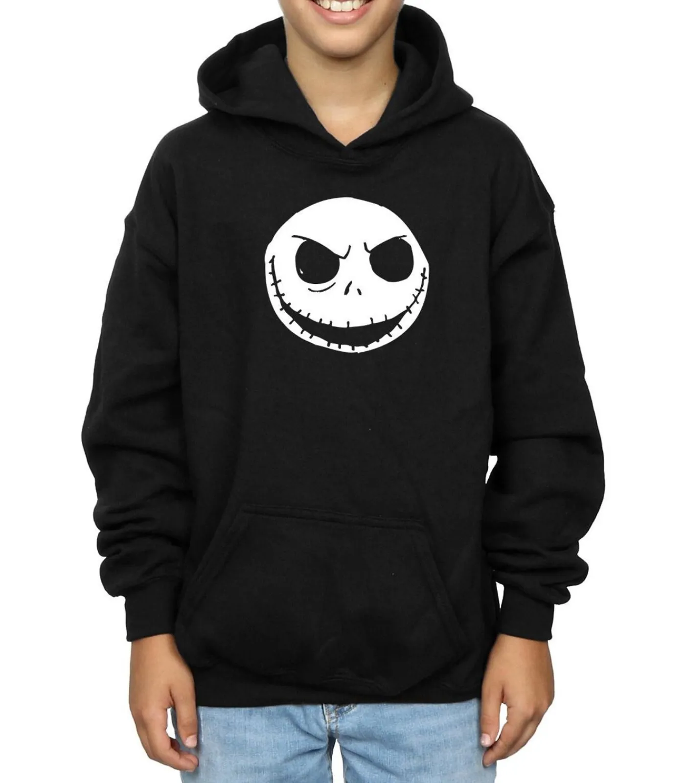 Kinderen Disney NIGHTMARE BEFORE CHRISTMAS - Trui met kap - Zwart