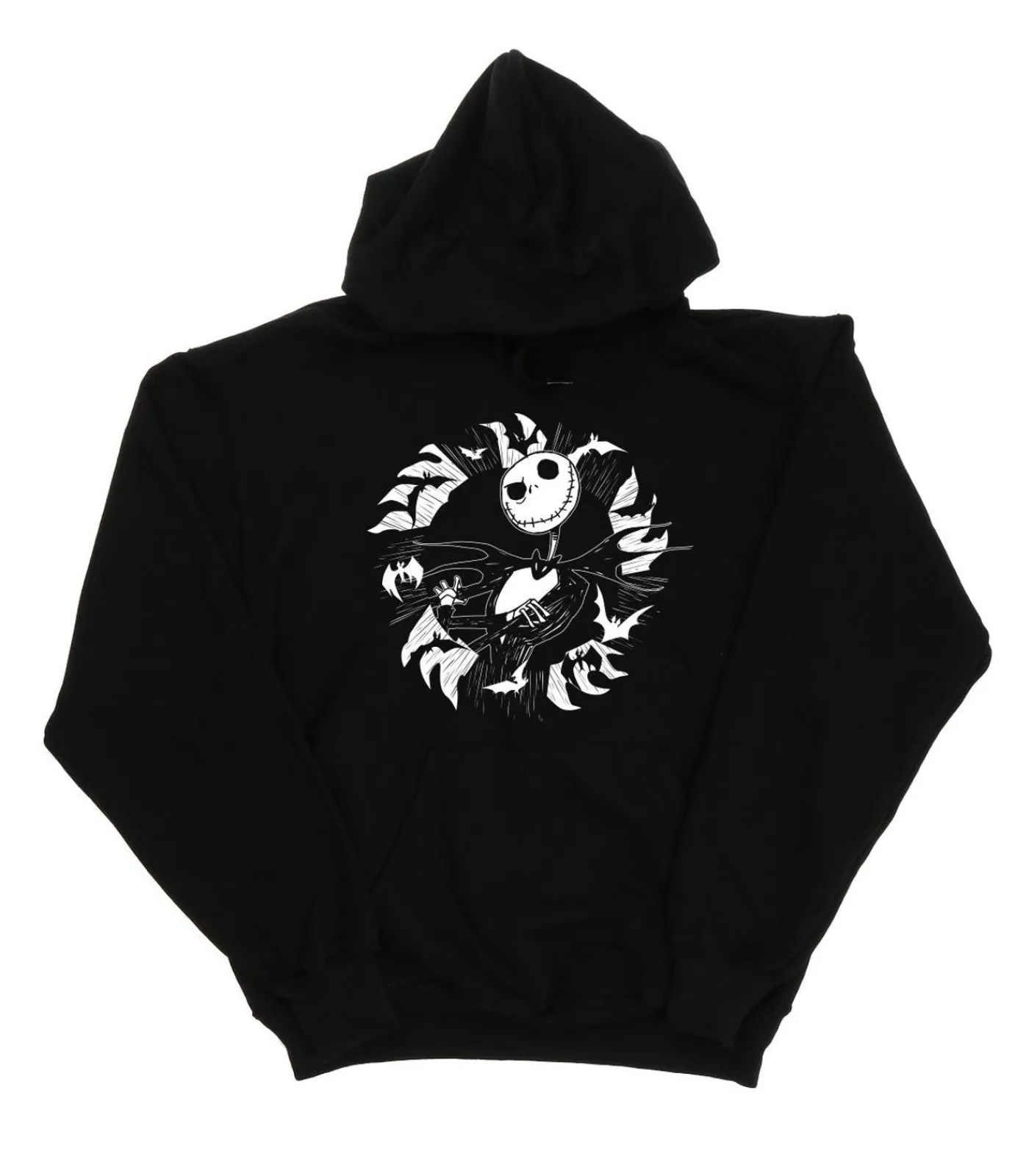 Kinderen Disney NIGHTMARE BEFORE CHRISTMAS - Trui met kap - Zwart