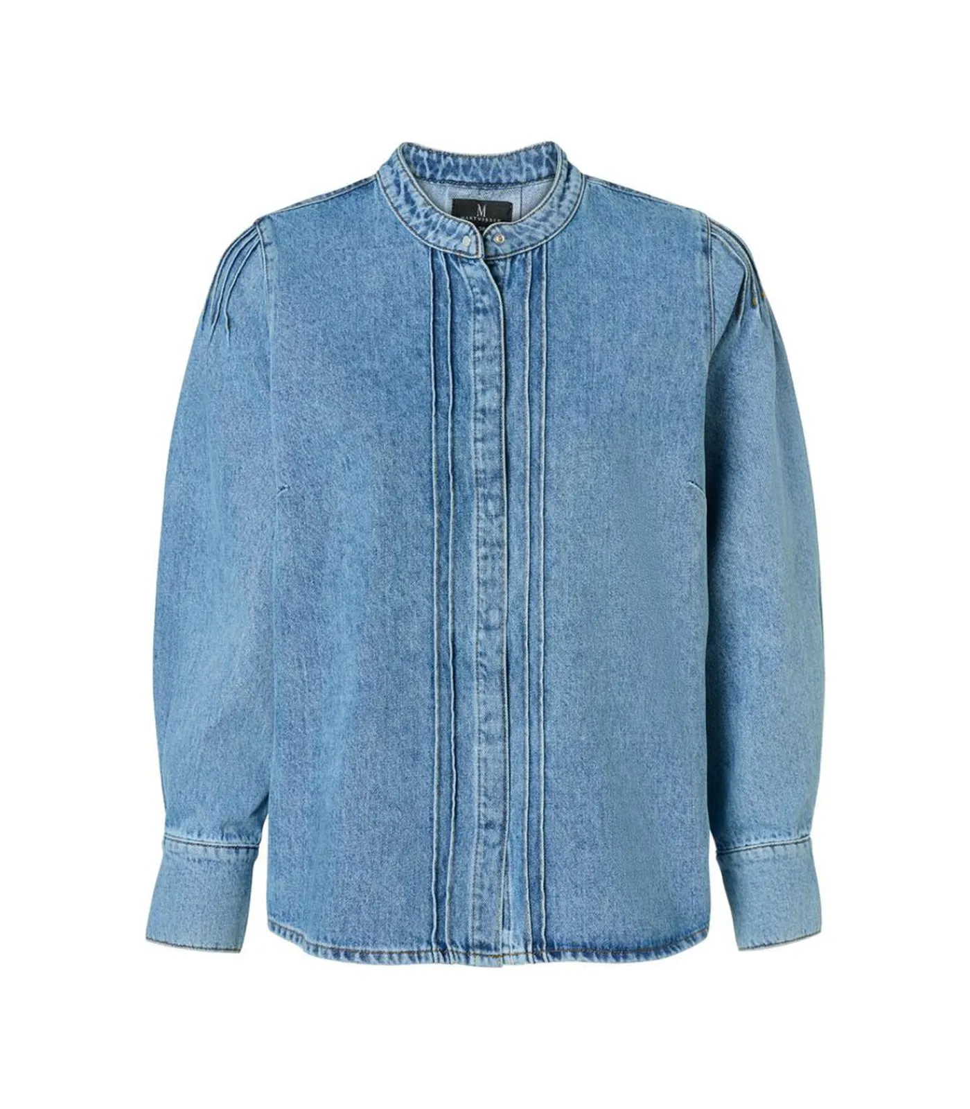 DAMES Mart Visser Nina Denim Blouse Denim Blauw